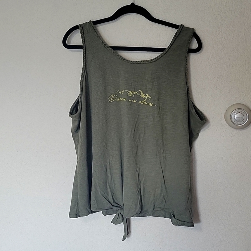 Olive green tank